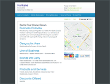 Tablet Screenshot of hurikane.com